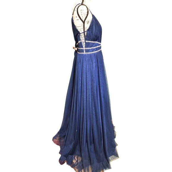 TLC Say Yes To The Prom Elegant Rhinestone-Trim Evening Gown - Picture 9 of 14